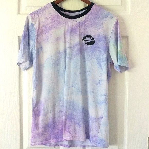 Nike Other - Nike Tie Dye Tee Shirt T-Shirt Purple Blue Large